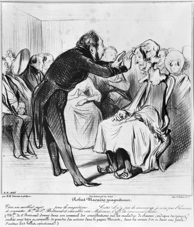 Robert Macaire Hypnotising by Honoré Daumier